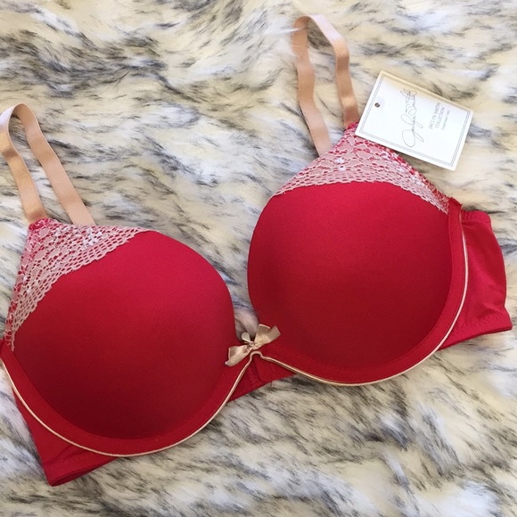 ✨2/$20✨ NWT JACLYN SMITH Plunge Push Up Bra - Picture 2 of 6